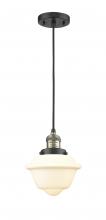 Innovations Lighting 201C-BAB-G531 - Oxford - 1 Light - 7 inch - Black Antique Brass - Cord hung - Mini Pendant