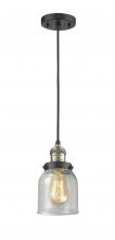 Innovations Lighting 201C-BAB-G54 - Bell - 1 Light - 5 inch - Black Antique Brass - Cord hung - Mini Pendant