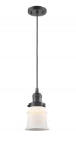 Innovations Lighting 201C-OB-G181S - Canton - 1 Light - 5 inch - Oil Rubbed Bronze - Cord hung - Mini Pendant