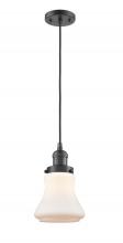 Innovations Lighting 201C-OB-G191 - Bellmont - 1 Light - 6 inch - Oil Rubbed Bronze - Cord hung - Mini Pendant