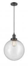 Innovations Lighting 201C-OB-G204-12 - Beacon - 1 Light - 12 inch - Oil Rubbed Bronze - Cord hung - Mini Pendant