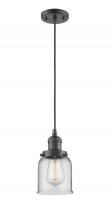 Innovations Lighting 201C-OB-G52 - Bell - 1 Light - 5 inch - Oil Rubbed Bronze - Cord hung - Mini Pendant