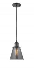 Innovations Lighting 201C-OB-G63 - Cone - 1 Light - 6 inch - Oil Rubbed Bronze - Cord hung - Mini Pendant