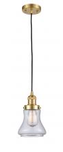 Innovations Lighting 201C-SG-G192 - Bellmont - 1 Light - 6 inch - Satin Gold - Cord hung - Mini Pendant