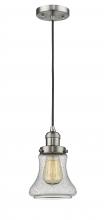Innovations Lighting 201C-SN-G194 - Bellmont - 1 Light - 6 inch - Brushed Satin Nickel - Cord hung - Mini Pendant