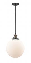 Innovations Lighting 201CSW-BAB-G201-10 - Beacon - 1 Light - 10 inch - Black Antique Brass - Cord hung - Mini Pendant