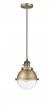  201CSW-BB-HFS-62-BB - Hampden - 1 Light - 7 inch - Brushed Brass - Cord hung - Mini Pendant