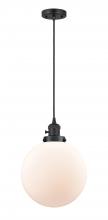 Innovations Lighting 201CSW-BK-G201-10 - Beacon - 1 Light - 10 inch - Matte Black - Cord hung - Mini Pendant