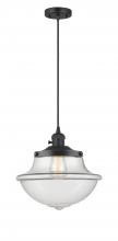 Innovations Lighting 201CSW-BK-G542 - Oxford - 1 Light - 12 inch - Matte Black - Cord hung - Mini Pendant