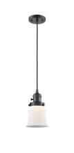 Innovations Lighting 201CSW-OB-G181S - Canton - 1 Light - 5 inch - Oil Rubbed Bronze - Cord hung - Mini Pendant