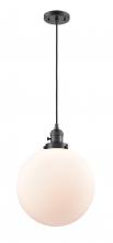 Innovations Lighting 201CSW-OB-G201-12 - Beacon - 1 Light - 12 inch - Oil Rubbed Bronze - Cord hung - Mini Pendant
