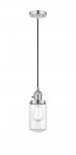 Innovations Lighting 201CSW-PN-G312 - Dover - 1 Light - 5 inch - Polished Nickel - Cord hung - Mini Pendant