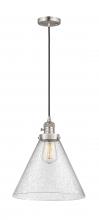 Innovations Lighting 201CSW-SN-G44-L - Cone - 1 Light - 12 inch - Brushed Satin Nickel - Cord hung - Mini Pendant