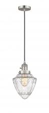 Innovations Lighting 201CSW-SN-G664-7 - Bullet - 1 Light - 7 inch - Brushed Satin Nickel - Cord hung - Mini Pendant