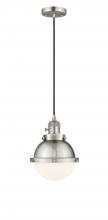  201CSW-SN-HFS-61-SN - Hampden - 1 Light - 7 inch - Brushed Satin Nickel - Cord hung - Mini Pendant