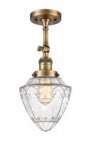 Innovations Lighting 201F-BB-G664-7 - Bullet - 1 Light - 6 inch - Brushed Brass - Semi-Flush Mount