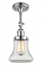 Innovations Lighting 201F-PC-G192 - Bellmont - 1 Light - 6 inch - Polished Chrome - Semi-Flush Mount