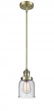 Innovations Lighting 201S-AB-G54 - Bell - 1 Light - 5 inch - Antique Brass - Stem Hung - Mini Pendant