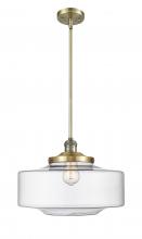 Innovations Lighting 201S-AB-G692-16 - Bridgeton - 1 Light - 12 inch - Antique Brass - Stem Hung - Mini Pendant