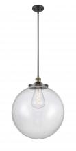Innovations Lighting 201S-BAB-G204-18 - Beacon - 1 Light - 18 inch - Black Antique Brass - Stem Hung - Pendant