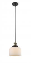 Innovations Lighting 201S-BAB-G71 - Bell - 1 Light - 8 inch - Black Antique Brass - Stem Hung - Mini Pendant