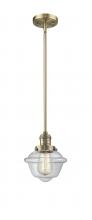Innovations Lighting 201S-BB-G532 - Oxford - 1 Light - 8 inch - Brushed Brass - Stem Hung - Mini Pendant