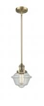 Innovations Lighting 201S-BB-G534 - Oxford - 1 Light - 8 inch - Brushed Brass - Stem Hung - Mini Pendant
