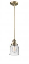 Innovations Lighting 201S-BB-G54 - Bell - 1 Light - 5 inch - Brushed Brass - Stem Hung - Mini Pendant