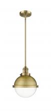  201S-BB-HFS-82-BB - Hampden - 1 Light - 9 inch - Brushed Brass - Stem Hung - Mini Pendant