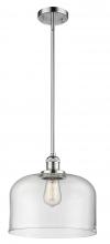 Innovations Lighting 201S-PC-G72-L - Bell - 1 Light - 12 inch - Polished Chrome - Stem Hung - Mini Pendant