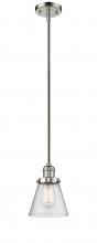 Innovations Lighting 201S-PN-G64 - Cone - 1 Light - 6 inch - Polished Nickel - Stem Hung - Mini Pendant