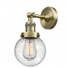 Innovations Lighting 203-AB-G204-6 - Beacon - 1 Light - 6 inch - Antique Brass - Sconce