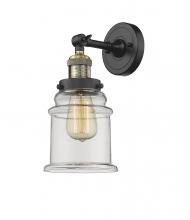 Innovations Lighting 203-BAB-G182 - Canton - 1 Light - 7 inch - Black Antique Brass - Sconce