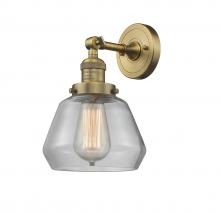 Innovations Lighting 203-BB-G172 - Fulton - 1 Light - 7 inch - Brushed Brass - Sconce