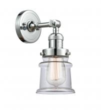 Innovations Lighting 203-PC-G182S - Canton - 1 Light - 5 inch - Polished Chrome - Sconce