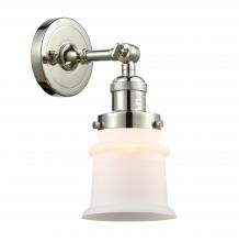 Innovations Lighting 203-PN-G181S - Canton - 1 Light - 5 inch - Polished Nickel - Sconce
