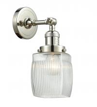 Innovations Lighting 203-PN-G302 - Colton - 1 Light - 6 inch - Polished Nickel - Sconce