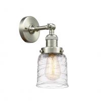 Innovations Lighting 203-SN-G513 - Bell - 1 Light - 5 inch - Brushed Satin Nickel - Sconce