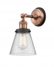 Innovations Lighting 203BP-ACBK-G64 - Cone - 1 Light - 6 inch - Antique Copper - Sconce