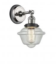 Innovations Lighting 203BP-PNBK-G534 - Oxford - 1 Light - 8 inch - Polished Nickel - Sconce