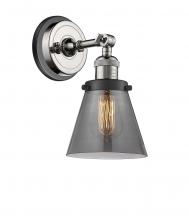 Innovations Lighting 203BP-PNBK-G63 - Cone - 1 Light - 6 inch - Polished Nickel - Sconce