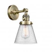 Innovations Lighting 203SW-AB-G64 - Cone - 1 Light - 6 inch - Antique Brass - Sconce