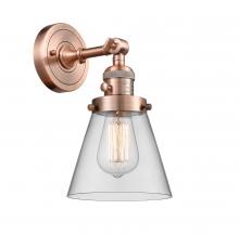 Innovations Lighting 203SW-AC-G62 - Cone - 1 Light - 6 inch - Antique Copper - Sconce