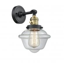 Innovations Lighting 203SW-BAB-G532-LED - Oxford - 1 Light - 8 inch - Black Antique Brass - Sconce