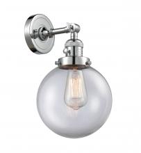 Innovations Lighting 203SW-PC-G202-8 - Beacon - 1 Light - 8 inch - Polished Chrome - Sconce