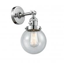 Innovations Lighting 203SW-PC-G204-6 - Beacon - 1 Light - 6 inch - Polished Chrome - Sconce
