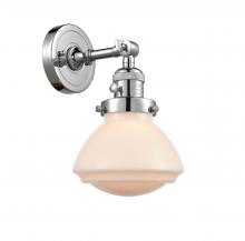 Innovations Lighting 203SW-PC-G321 - Olean - 1 Light - 7 inch - Polished Chrome - Sconce