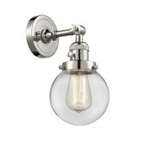 Innovations Lighting 203SW-PN-G202-6 - Beacon - 1 Light - 6 inch - Polished Nickel - Sconce