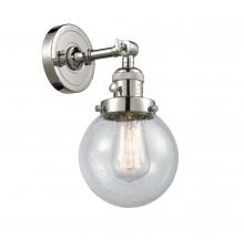Innovations Lighting 203SW-PN-G204-6 - Beacon - 1 Light - 6 inch - Polished Nickel - Sconce