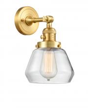 Innovations Lighting 203SW-SG-G172 - Fulton - 1 Light - 7 inch - Satin Gold - Sconce